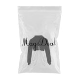Maxbell Women Fashion Long Sleeve Pullover Hoodie Crop Top Metal Chain Sweatshirt L