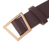 Maxbell Fashion Leather Womens Coat Dress Decorative Belt Waistbands Waist Strap Purple