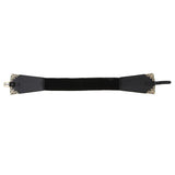 Maxbell Women's Elastic Stretchy Wide Waist Cinch Belt Fashion Dress Waistband Black