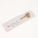 Maxbell Women's Vintage Chinese Gold Leaves Pearls Hair Pin Hair Stick Gold design 1