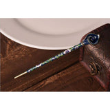 Maxbell Hair Decor Chinese Traditional Style Hair Stick Rhinestone Hairpin Blue