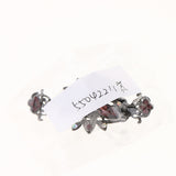 Maxbell Vintage Crystal Flower Hair Claws Clamps Hair Jewelry for Womens Girls Red