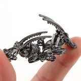 Maxbell Vintage Crystal Flower Hair Claws Clamps Hair Jewelry for Womens Girls Red