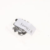 Vintage Crystal Flower Hair Claws Clips Hair Jewelry for Womens Girls Gray