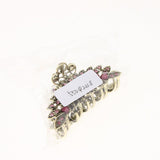 Maxbell Women Large Hair Claw Jaw Clips Metal Rhinestones Crystal Hairpin Purple