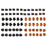 12pcs Ladies Mini Hair Clips Plastic Hair Claws Clamps for Women Girls Brown