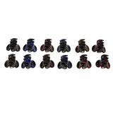 Maxbell 12 Piece Women Mini Plastic Hair Claw Clamps Grips Hair Accessory Multicolor