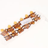 Maxbell 12PCS Mini Hair Clips Crown Shape Hair Clips Claws for Girls Womens Brown