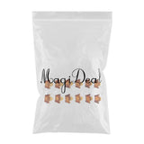 Maxbell 12PCS Mini Hair Clips Crown Shape Hair Clips Claws for Girls Womens Brown