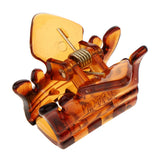 Maxbell 12PCS Mini Hair Clips Crown Shape Hair Clips Claws for Girls Womens Brown