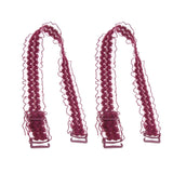 Maxbell Women Floral Lace Bra Straps Adjustable Shoulder Straps Replacement Burgundy