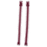 Maxbell Women Floral Lace Bra Straps Adjustable Shoulder Straps Replacement Burgundy