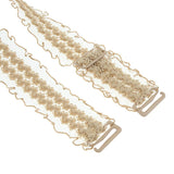 Maxbell Women Floral Lace Bra Straps Adjustable Shoulder Straps Replacement Beige