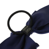 3pcs Womens Girls Ribbon Bowknot Ponytail Holder Hair Tie Bands Navy