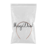 Maxbell Zig Zag Hair Band Toothed Wave Headband Women Men Girls Hair Accessory Coffee
