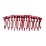 Maxbell Large Plain Teethed Hair Slide Comb Clip Grip Hair Hoop Accessories Burgundy
