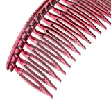 Maxbell Large Plain Teethed Hair Slide Comb Clip Grip Hair Hoop Accessories Burgundy