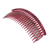 Maxbell Large Plain Teethed Hair Slide Comb Clip Grip Hair Hoop Accessories Burgundy