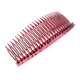 Maxbell Large Plain Teethed Hair Slide Comb Clip Grip Hair Hoop Accessories Burgundy