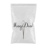 Maxbell PU Leather Neck Strap Lanyard Metal Clips for ID Cards Badges Coffee