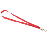 Maxbell Lanyard ID Nametag Badge Holder Straps Neck Key Chain with Swivel Hook Red
