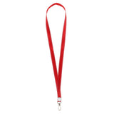 Maxbell Lanyard ID Nametag Badge Holder Straps Neck Key Chain with Swivel Hook Red
