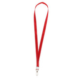 Maxbell Lanyard ID Nametag Badge Holder Straps Neck Key Chain with Swivel Hook Red