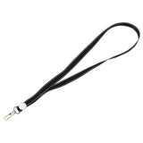 Maxbell Lanyard ID Nametag Badge Holder Straps Neck Key Chain with Swivel Hook Black