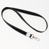 Maxbell Lanyard ID Nametag Badge Holder Straps Neck Key Chain with Swivel Hook Black