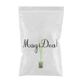 Maxbell 2 Sided PU Leather Card Badge Holder with Zip Neck Strap Wallet Case Green
