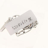 Maxbell Women Ladies Elegant Cardigan Sweater Clips Blouse Shirt Collar Clip Silver
