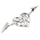 Maxbell Women Ladies Elegant Cardigan Sweater Clips Blouse Shirt Collar Clip Silver