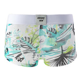 Maxbell Mens Sexy Sheer Mesh Net Underwear Boxer Briefs Flower Underpants XXL 2