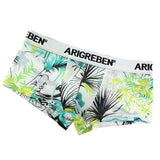 Maxbell Mens Sexy Sheer Mesh Net Underwear Boxer Briefs Flower Underpants XXL 2