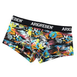 Maxbell Mens Sexy Sheer Mesh Net Underwear Boxer Briefs Flower Underpants XL 3