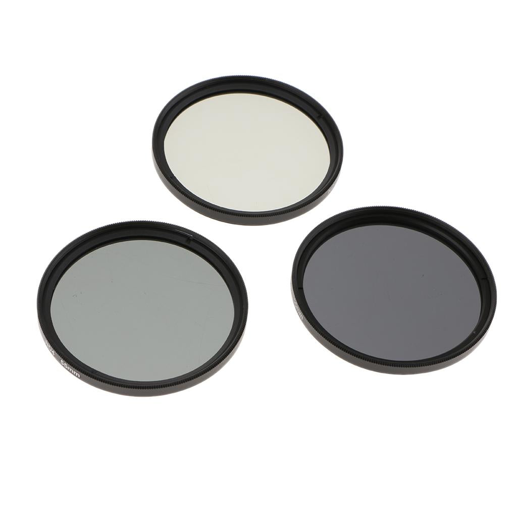 55mm Filters Kit Slim ND2 ND4 ND8 with Storage Package for DSLR Camera Lenses - Aladdin Shoppers