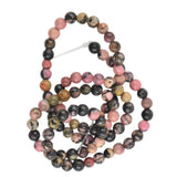 Maxbell 4mm Jewelry Making Craft Rhodonite Gemstone Bead Strand 15''