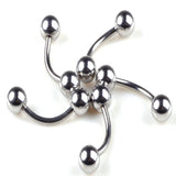 Maxbell Wholesale 85pcs Tongue Eyebrow Lip Belly Navel Ring Body Piercing Jewelry