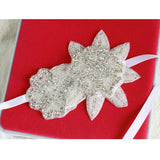 Women Fashion Wedding Bridal Crystal Rhinestone Ribbon Flower Headband