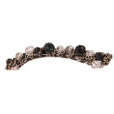 Women's Fashion Crystal Rhinestone Hairpin Barrette Hair Clip Headwear Black