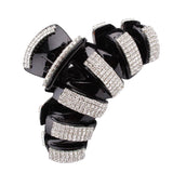 Fashion Full Crystal Rhinestone Hair Claw Clamp Clip Headpiece