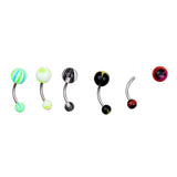 Maxbell 110Pcs/Lot Body Piercing Jewelry Eyebrow Navel Belly Tongue Lip Barbell Ring