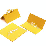 Maxbell 25pcs Wedding Table Place Cards Laser Cut Heart Name Number Place Cards