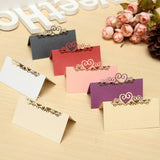Maxbell 25pcs Wedding Table Place Cards Laser Cut Heart Name Number Place Cards