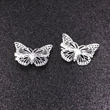 2pcs Vintage Butterfly Hair Clip Hair Alligator Accessories Headpiece