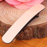 Fashion Acrylic Hair Clip Barrette Hairpin Jewelry Accessory Light Pink