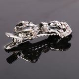 Shiny Bowknot Hair Pins Clips Headband Hair Accessories Headpiece Gray