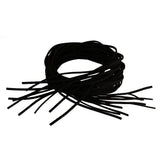 Maxbell 30 sets Tibetan Silver S Hook End Caps with 30pcs Faux Suede Leather Cord