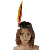 Maxbell Women Jewelry Night Party Hair Accessory Indian Feather Shaped Hair Band