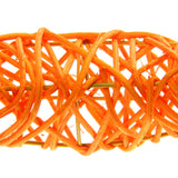 18cm Cane Rattan Decoration Christmas Wedding Ornaments Crescent Orange